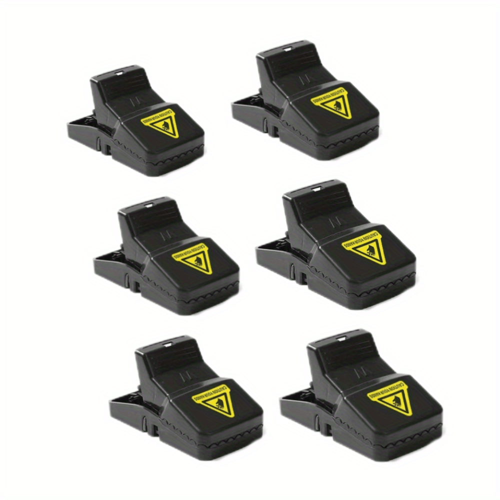 6-Packs Indoor Rat Mouse Traps Instant Kill Pest Control Reusable