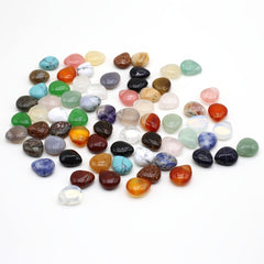 30pcs Natural Semi precious Stone Beads Drop Shaped Loose Beads