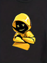 Cartoon Hoodie Boy Print Boys Casual Creative Pullover Sweatshirt
