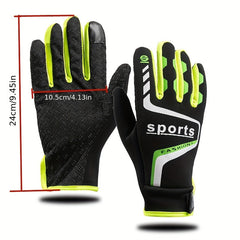 Winter Cycling Sports Gloves Non-slip Touch Screen Warm Gloves