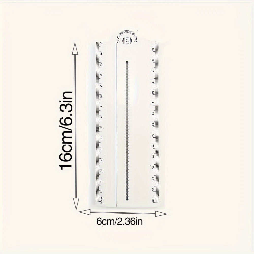 Geometric Drawing Ruler Multifunctional Line Circular Template