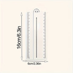 Geometric Drawing Ruler Multifunctional Line Circular Template