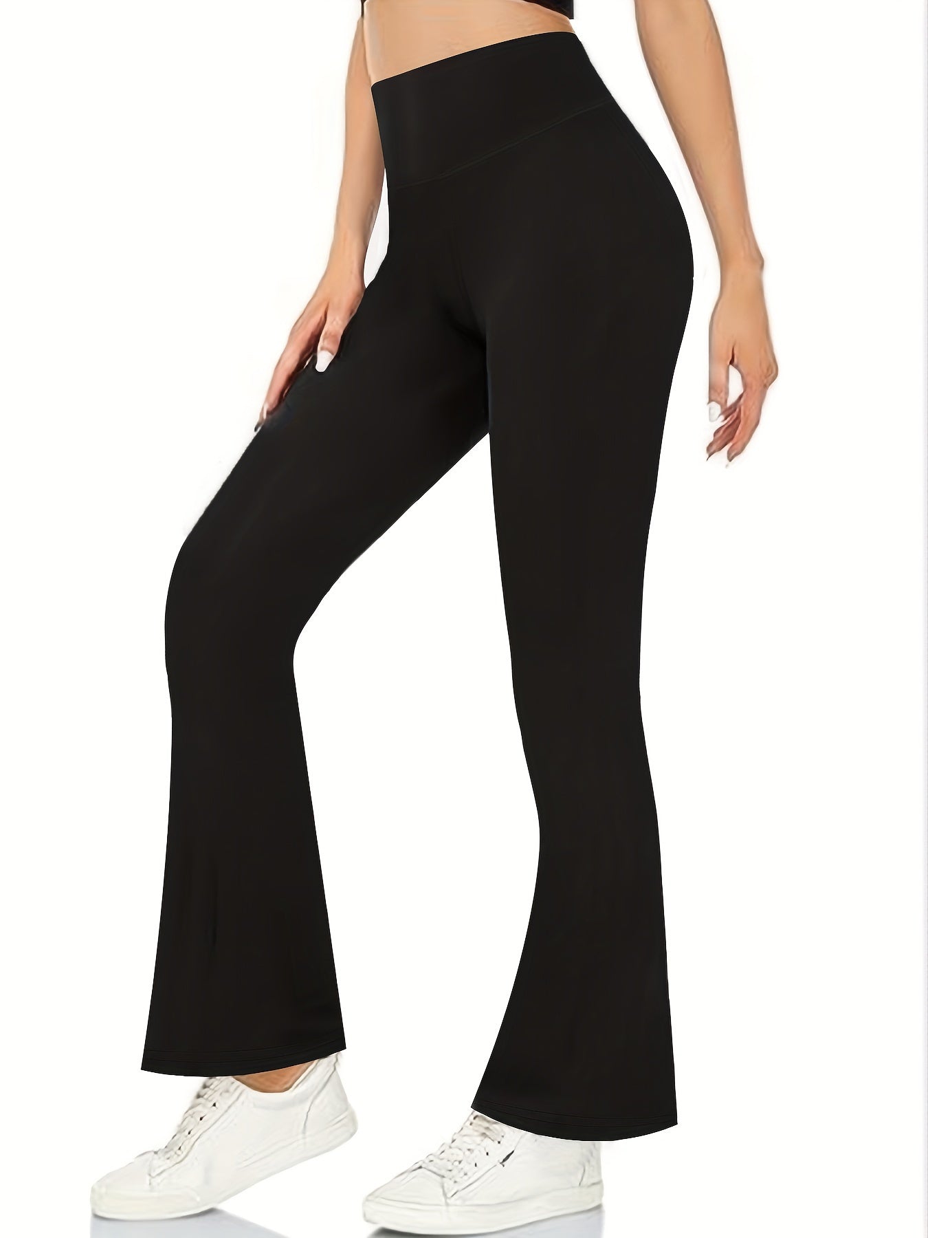 High Waist Flared Leg Yoga Pants All Season Women's Activewear