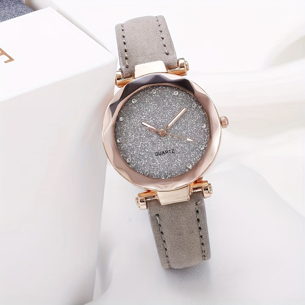 Glitter Quartz Sports Watch - Starry Style