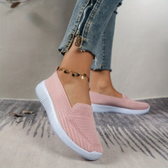 Women's Breathable Mesh Slip-On Walking Shoes