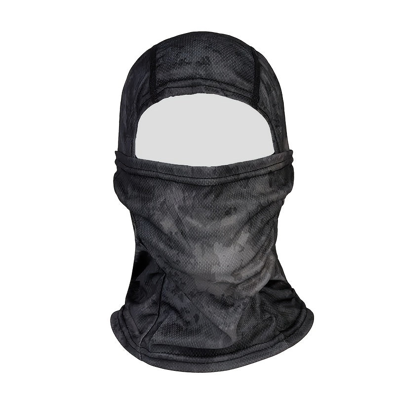 Camouflage Balaclava Outdoor Fishing Hood Face Mask Metallic Cover Scarf