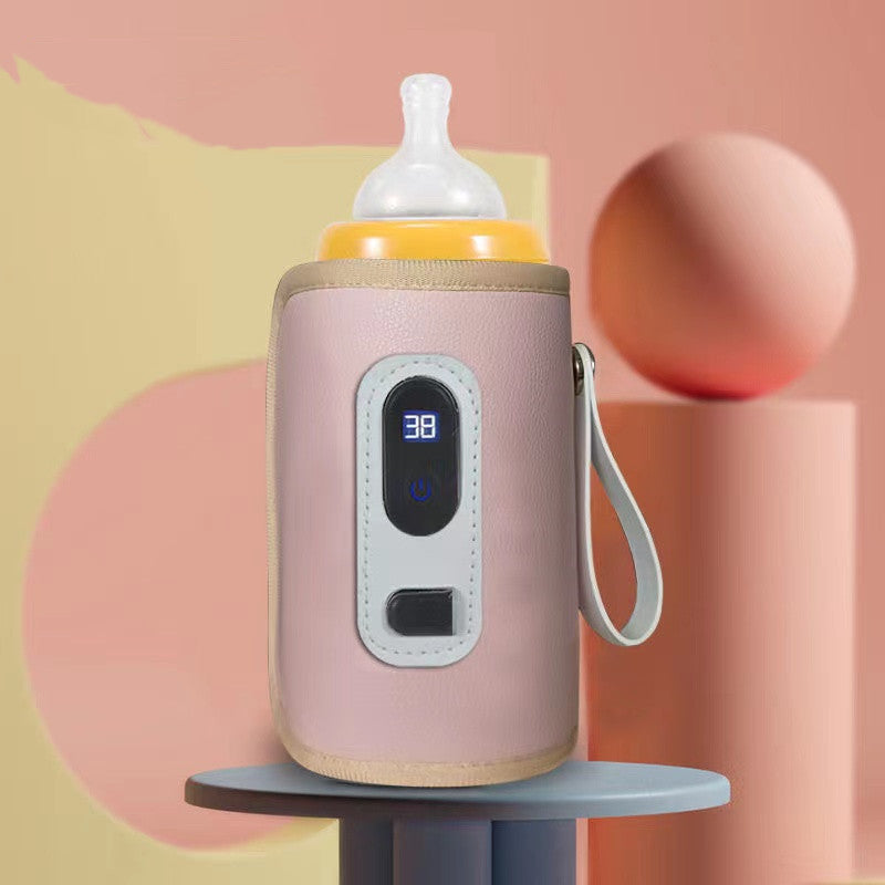 Portable USB Baby Bottle Warmer with Temperature Adjustment