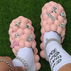 Charm Bubble Slide Sandals Women's Outdoor Footwear