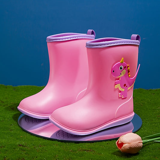 Unisex Dinosaur Pattern Rain Boots for Kids