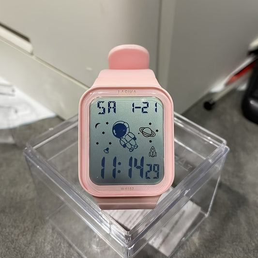 Kids Spaceman Chronograph Watch Turquoise Strap