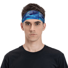 Sky Sports Headband Sweat Wicking Polyester Yoga Gym Running Outdoor Access