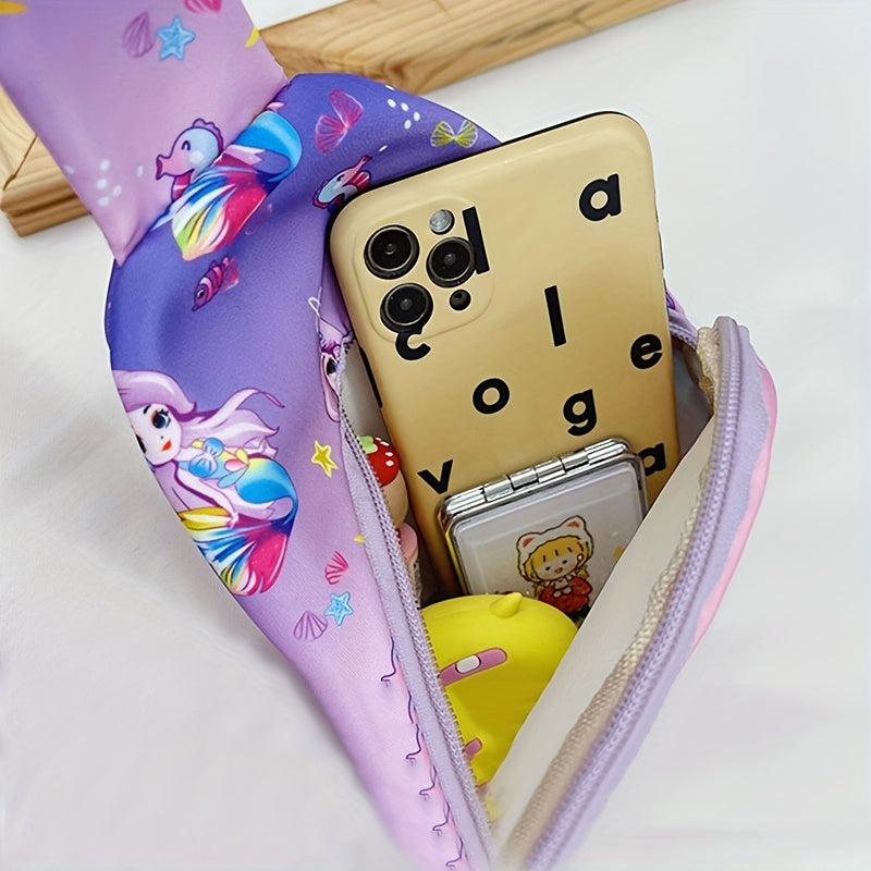 Canvas Crossbody Bag For Kids Mini Chest Pack Adjustable Strap