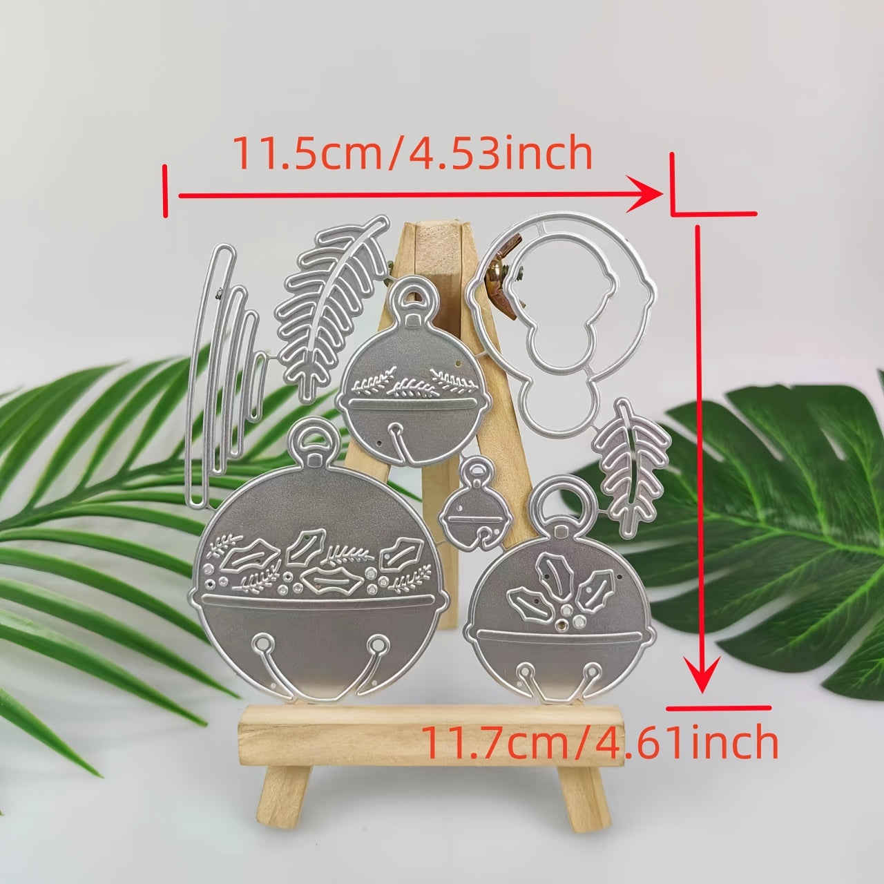 Christmas Bell Metal Cutting Dies And Stamps Set For Scrapbooking DIY