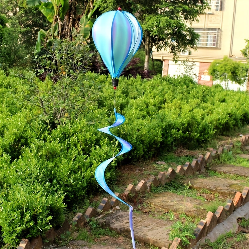 Colorful Rainbow Hot Air Balloon Windmill