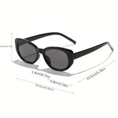 Cat Eye Vintage Oversized Square Sunglasses Women Sun Protection