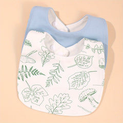 2pcs Baby Bibs Waterproof Drooling Towels U-shaped Design