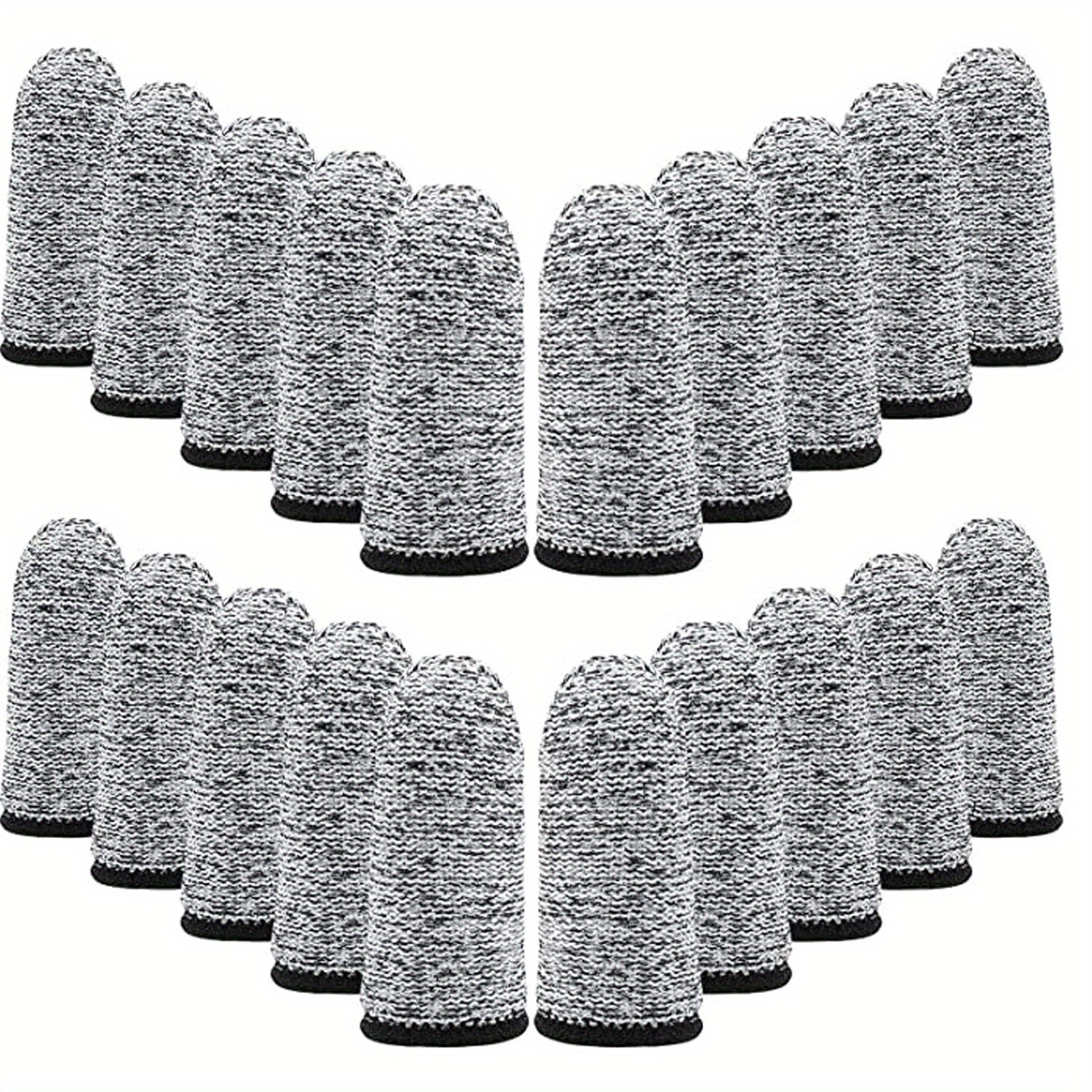 20pc Reusable Cut Resistant Finger Cots for Crafting