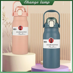 1300ML Stainless Steel Insulation Cup With Handle & Straw