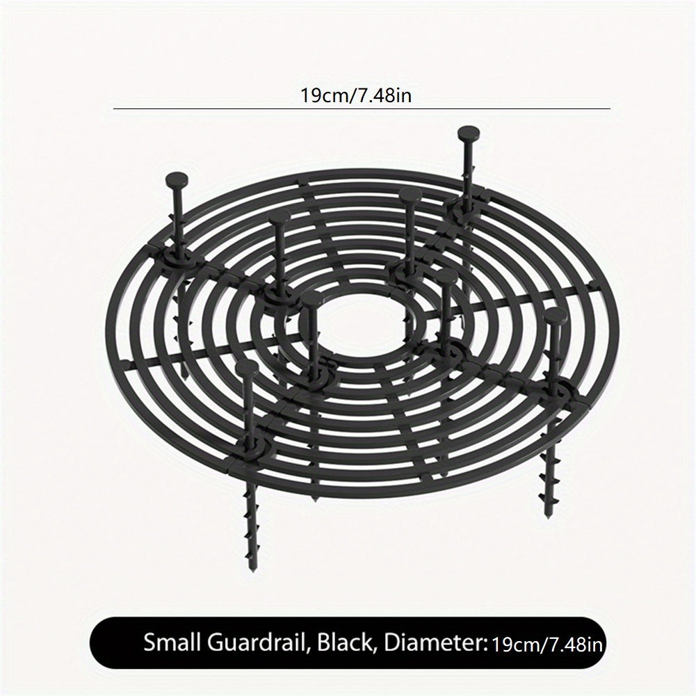 Plant Pot Soil Guard with Nails Grid Cover - Keep Your Garden Safe