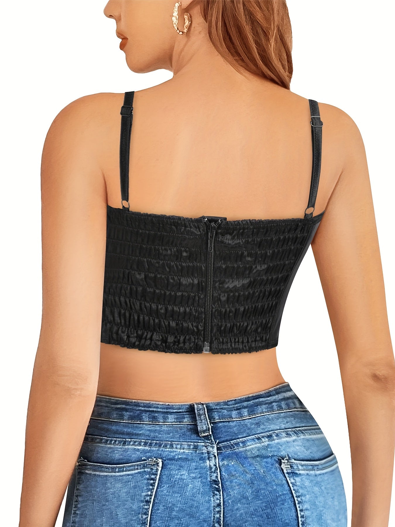 Satin Cami Corset Bustier Body Shaper