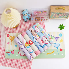 Bear & Bunny Waterproof Mouse Pad for Girls' Dorms