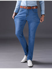 Men's Slim Elastic Durable Business Casual Pants