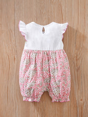Cute Animal Print Romper for Baby Girls