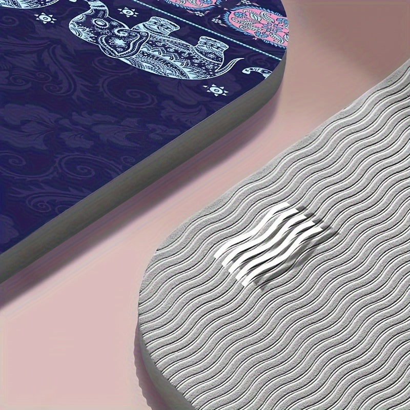 Printed TPE Yoga Mat for Fitness Training
