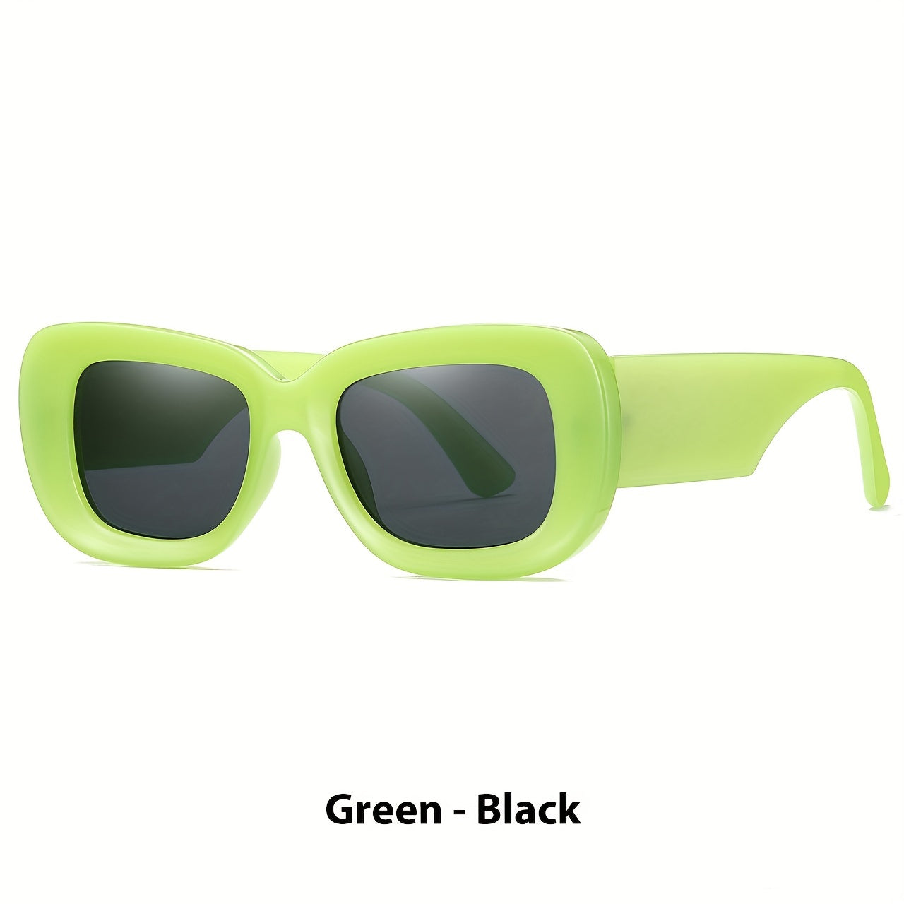 Large Square Sunglasses Casual Gradient Glasses UV400