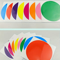 8 Colorful Erasable Whiteboard Stickers for School Classroom