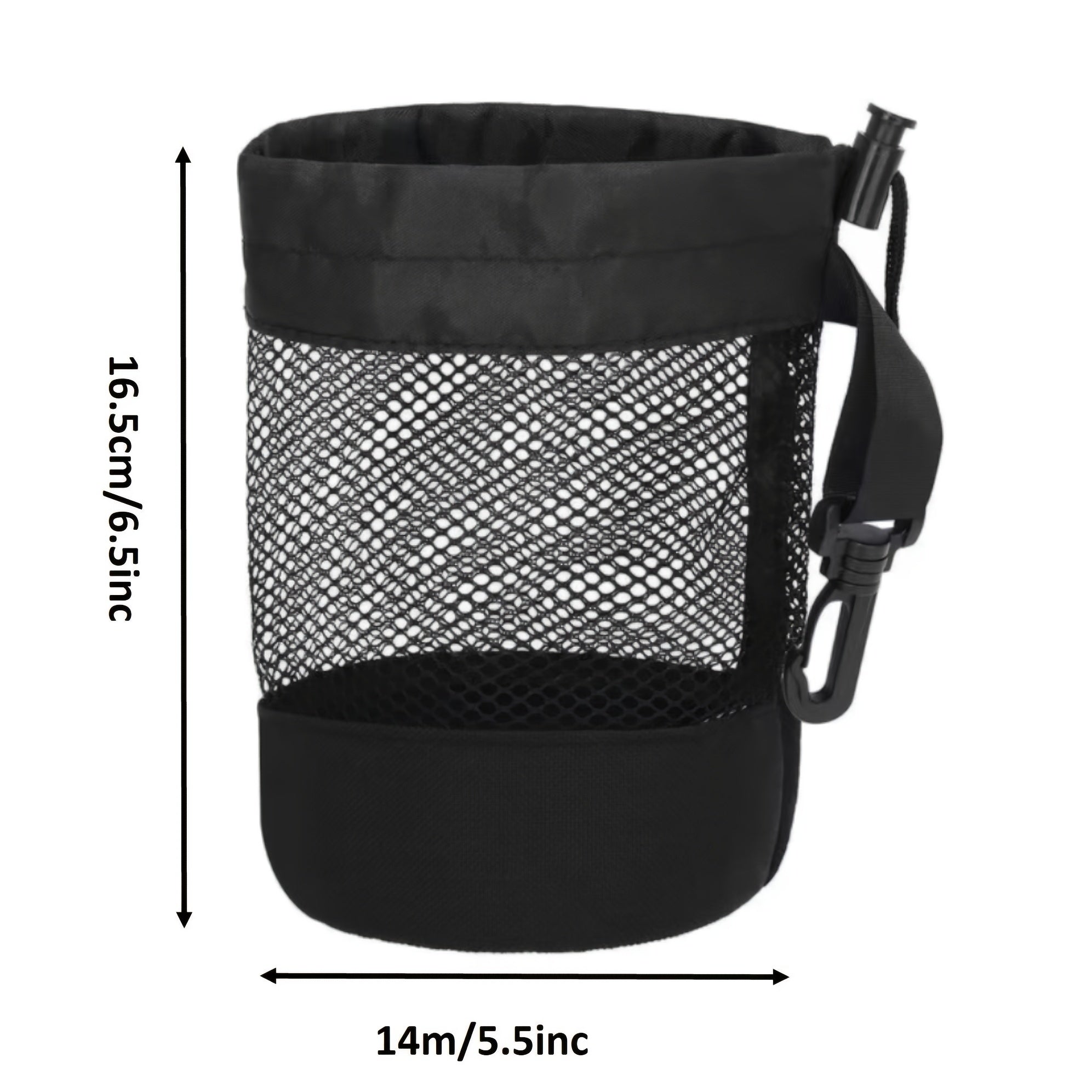 Mesh Drawstring Bag for Golf & Tennis Balls Storage
