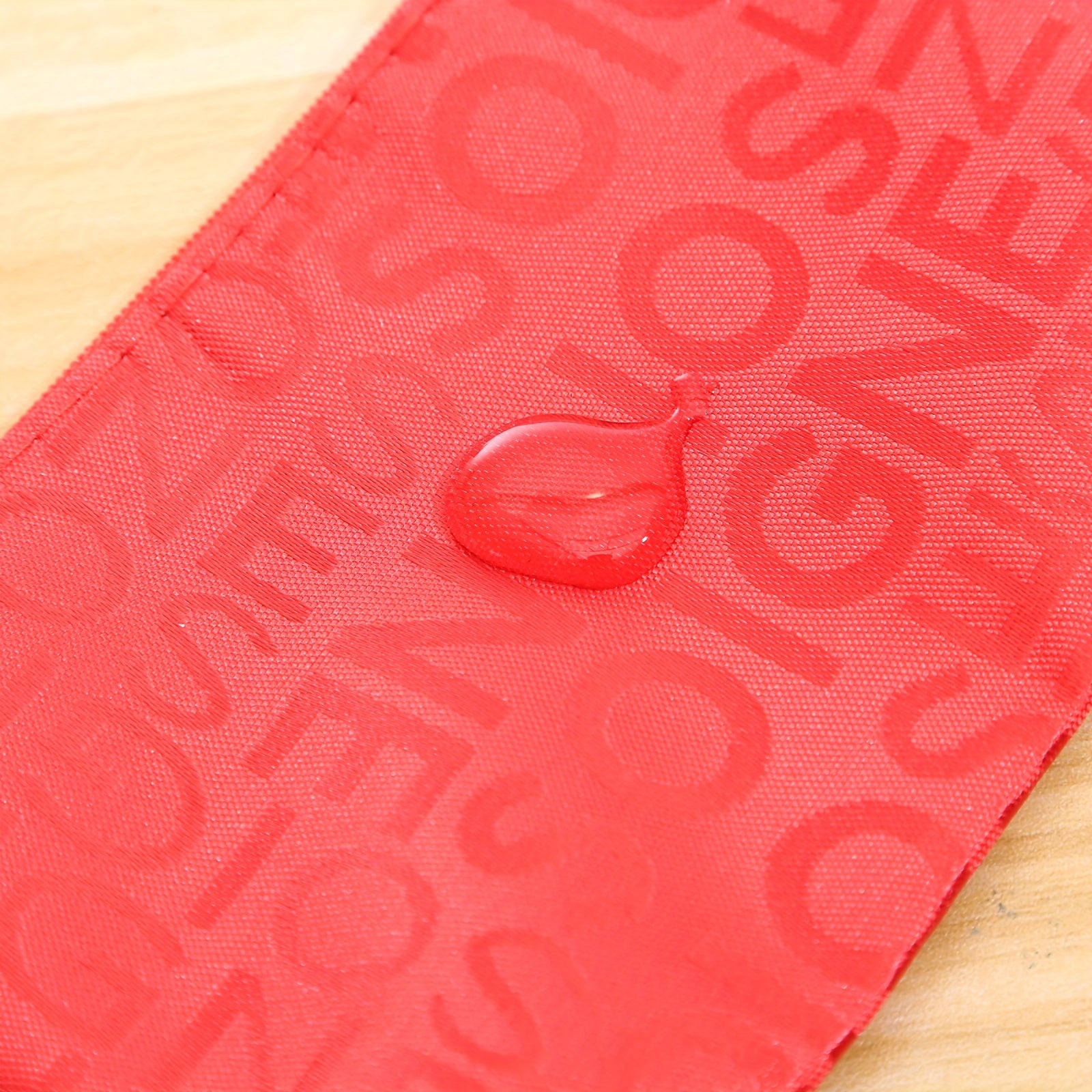 Large Capacity Letter Cosmetic Bag for Travel and Makeup Storage