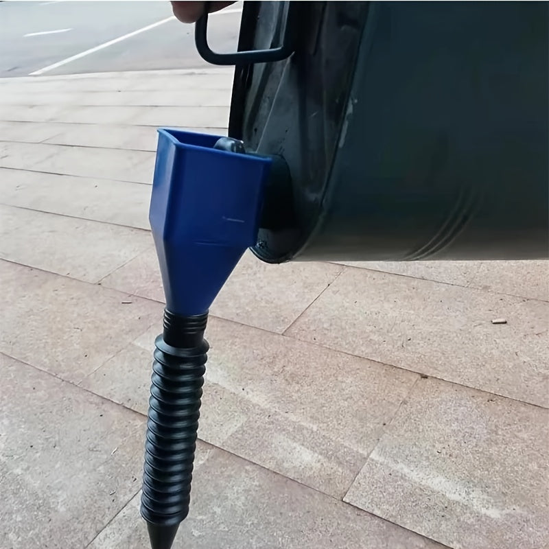 Plastic Car Motorcycle Refueling Funnel Gasoline Engine Filter Transfer Tool