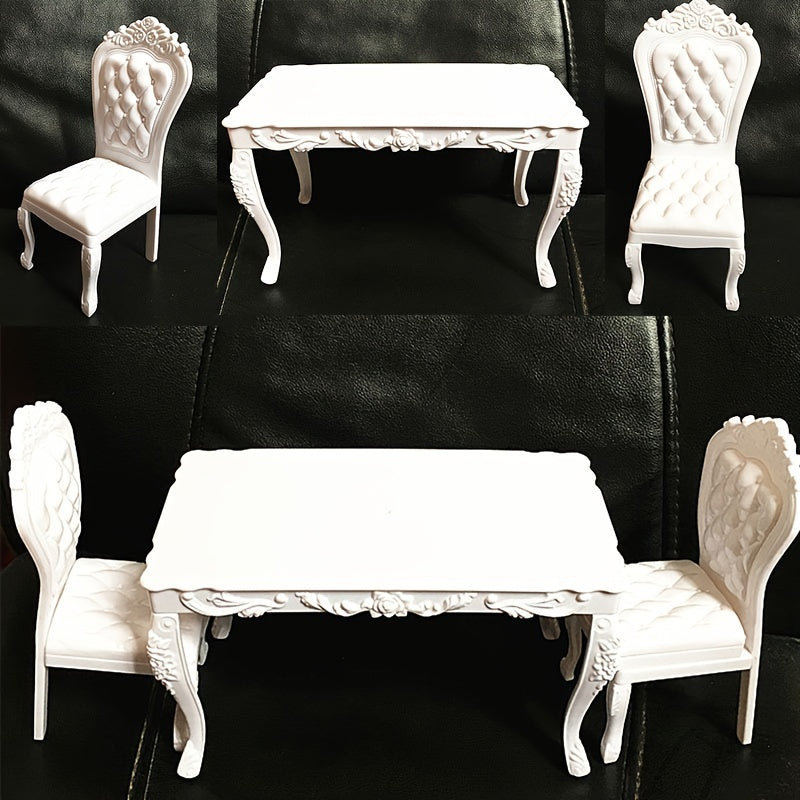 1/6 BJD Doll Kitchen Dining Table Chair Set