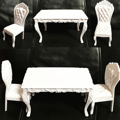 1/6 BJD Doll Kitchen Dining Table Chair Set