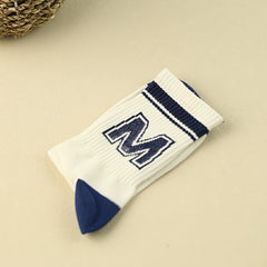 Comfy Letter Print Women's Sports Socks