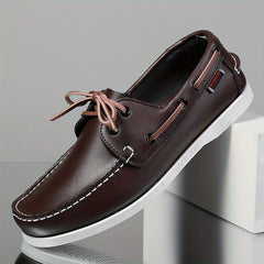 Men's Comfy Slip On Loafer Shoes Casual Anti skid Boat Shoes