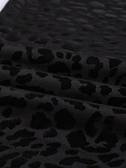Leopard Textured Leggings Pants for Women