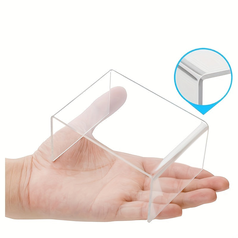 Clear Acrylic Risers for Display - Table Decor Stand for Desserts, Collectibles
