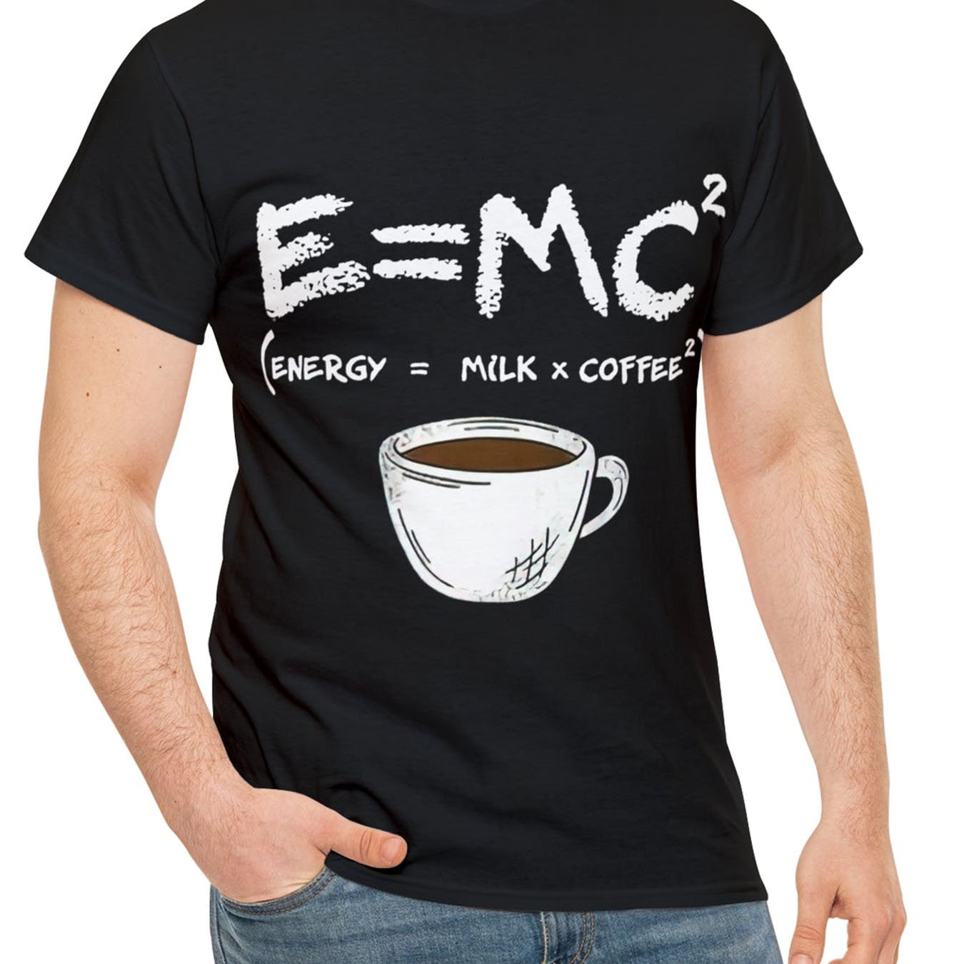 Men's Funny Print T shirt Casual Comfy Crew Neck Tee