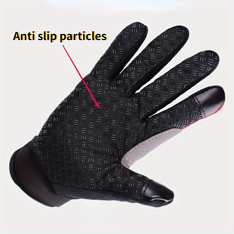 Breathable Anti Slip Cycling Gloves Full Finger Mountaineering Gloves