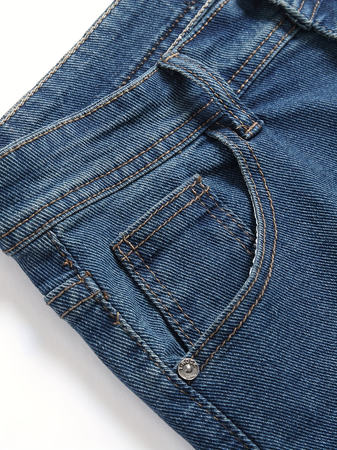 Classic Slim Fit Jeans Mens Casual High Stretch Denim Pants