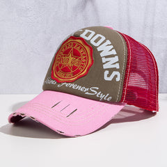 Summer Sunscreen Baseball Cap Men's Breathable Beach Peaked Cap