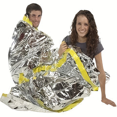2pcs First Aid Sleeping Bags Windproof Warm Sleeping Bag Camping Trekking