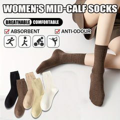 Thin Breathable Crew Socks for Men Women