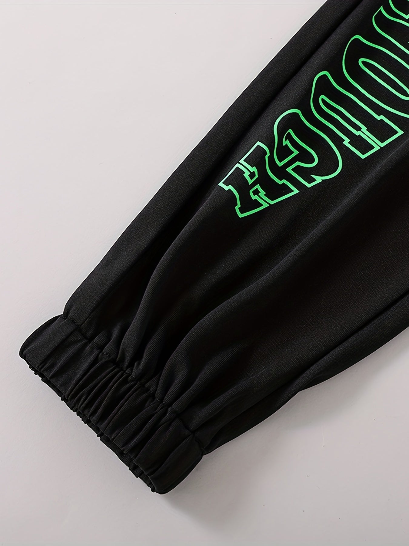 Toddler Boys Letter ENOUGH Graphic Jogger Pants