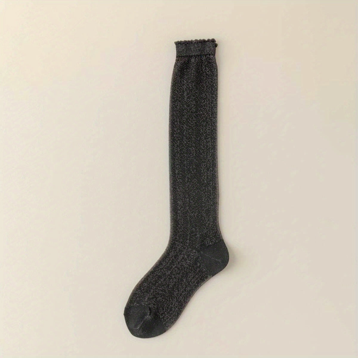 Ultra Thin Sheer Knee High Socks Lace Mesh Calf Stockings Women's Hosiery