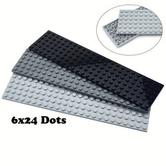 4pcs Thin Bricks 3026 Plate 6x24 Dots DIY Building Blocks Toy