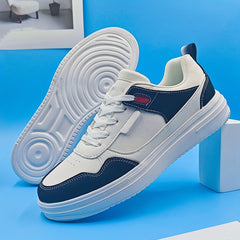 Women's Contrast Skate Shoes Lace Up Low Top Sneakers