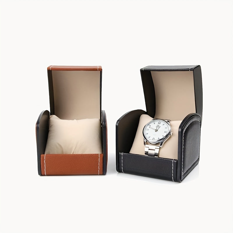Men's Watch Storage Box Display PU Leather Bangle Box